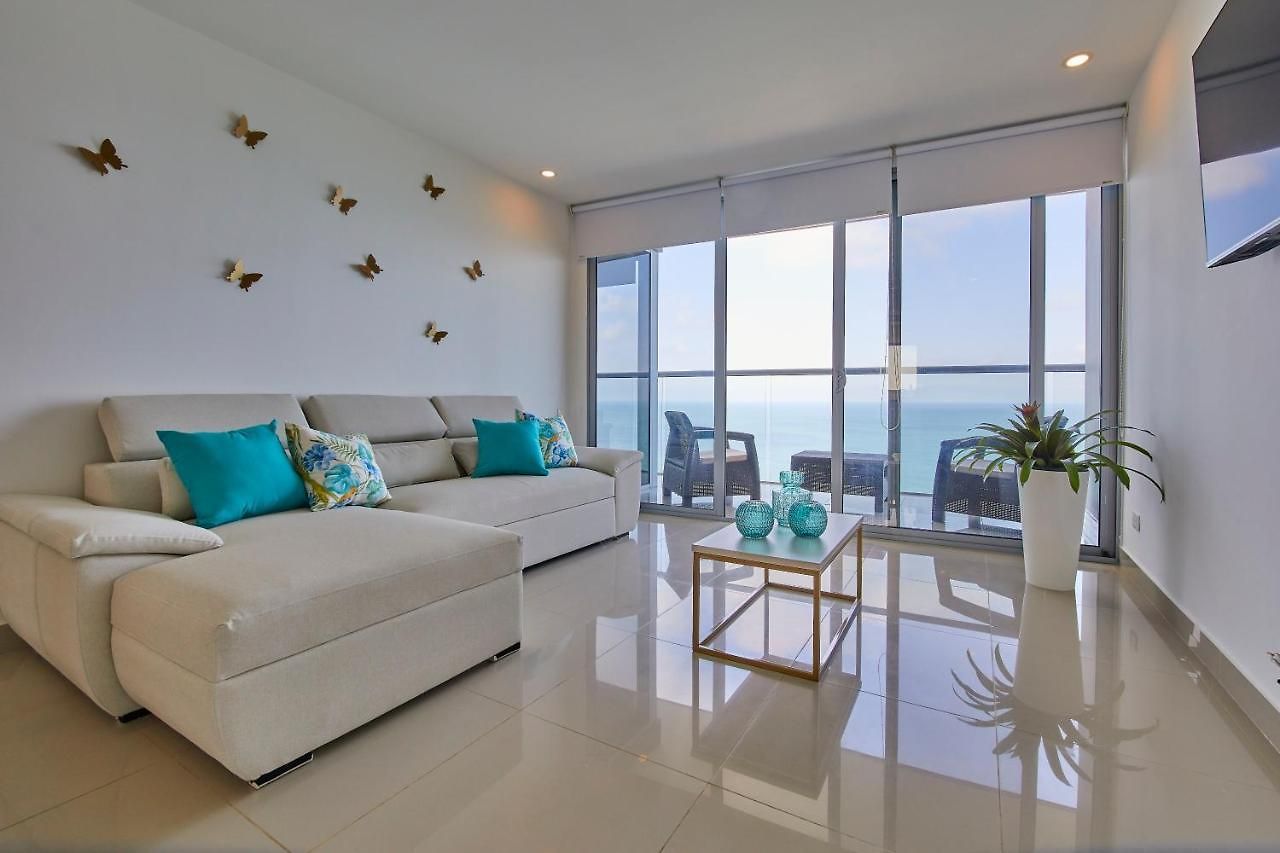 Beachfront Paradise With Outstanding Sunset Views Apartamento Cartagena